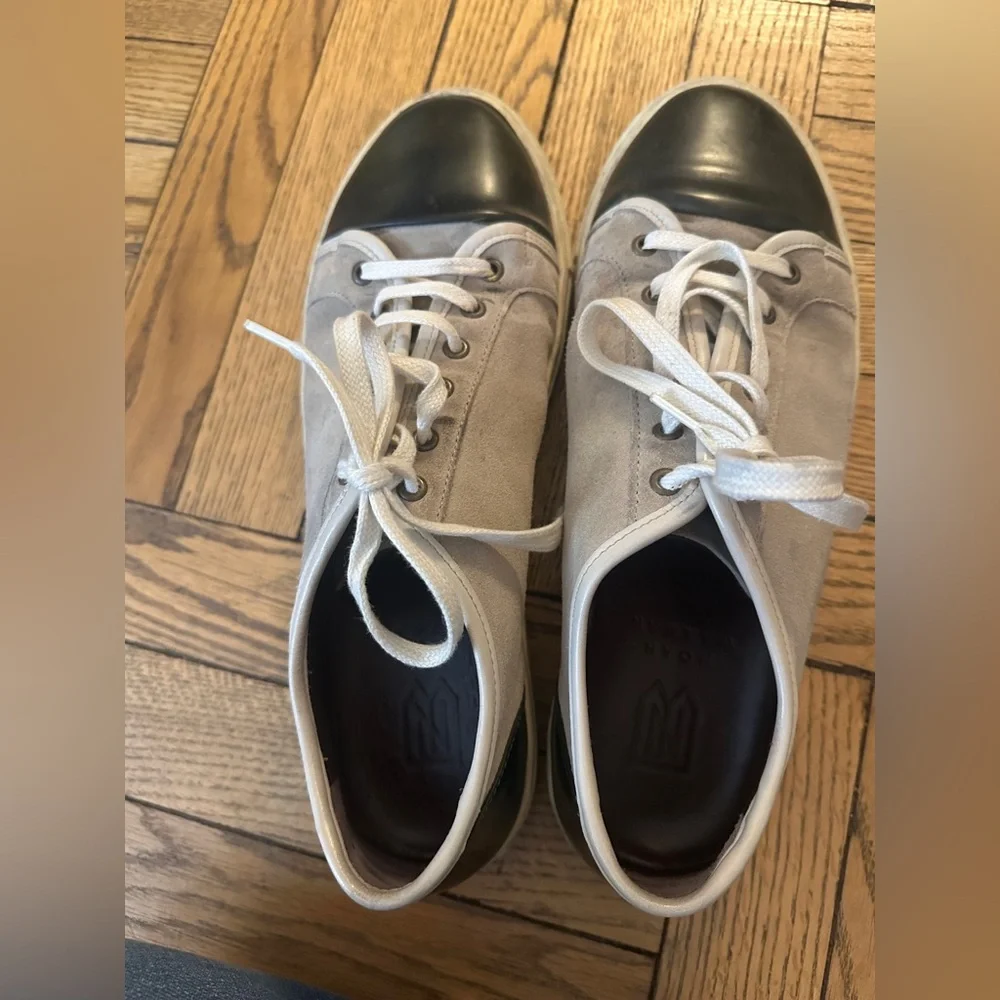 Noah Waxman Gotham Suede Sneakers Sand Men's Size 10 Retail $175